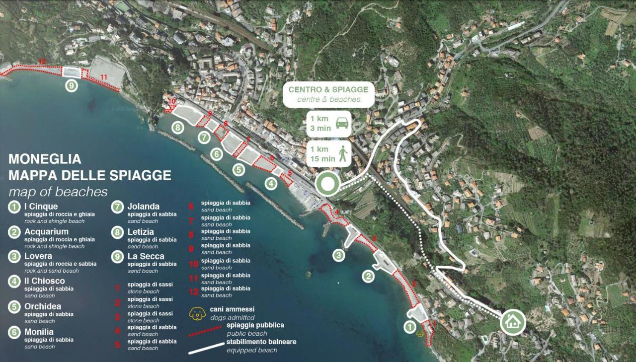 Appartamento A Moneglia, Tra Portofino E Le Cinque Terre Экстерьер фото